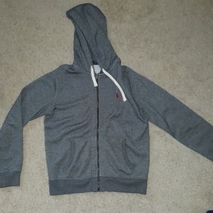 Mens Gray Polo Ralph Lauren Zip Up